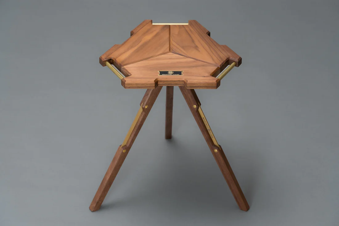 WANTKEYCAMP WANTKEYmini dapperpunch 木製三脚 WANTKEYCAMP>WANTKEY 3LEG | UNWASTED | アンウェイステッド