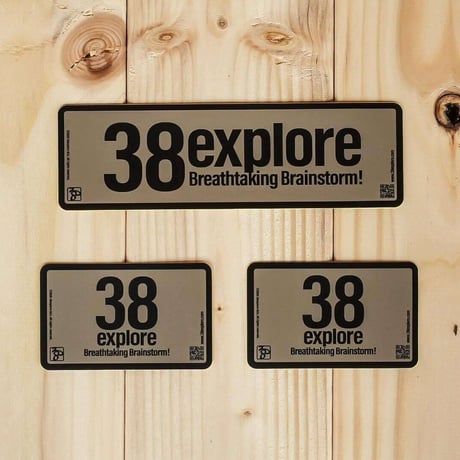 <38explore> 38Stickers Set【Tan Color】