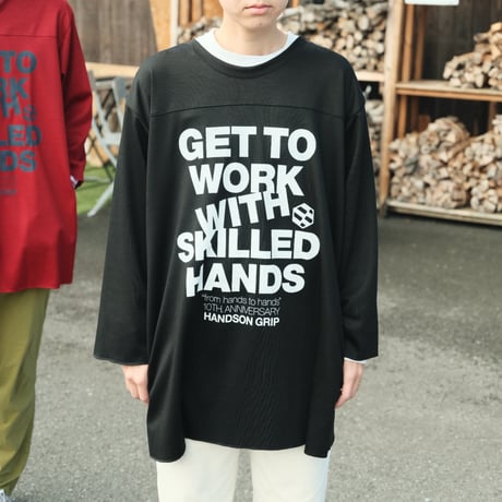 <JOCKRIC RECLAIM×handson grip> handson grip 10TH Football coverall Apron