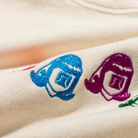 <TACOMA FUJI RECORDS>Multi Logo (embroidery) HOODIE