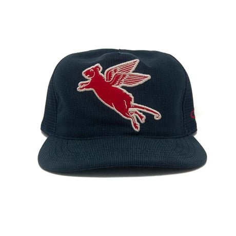 <THE AMPAL CREATIVE >RATASUS Trucker Snapback Black