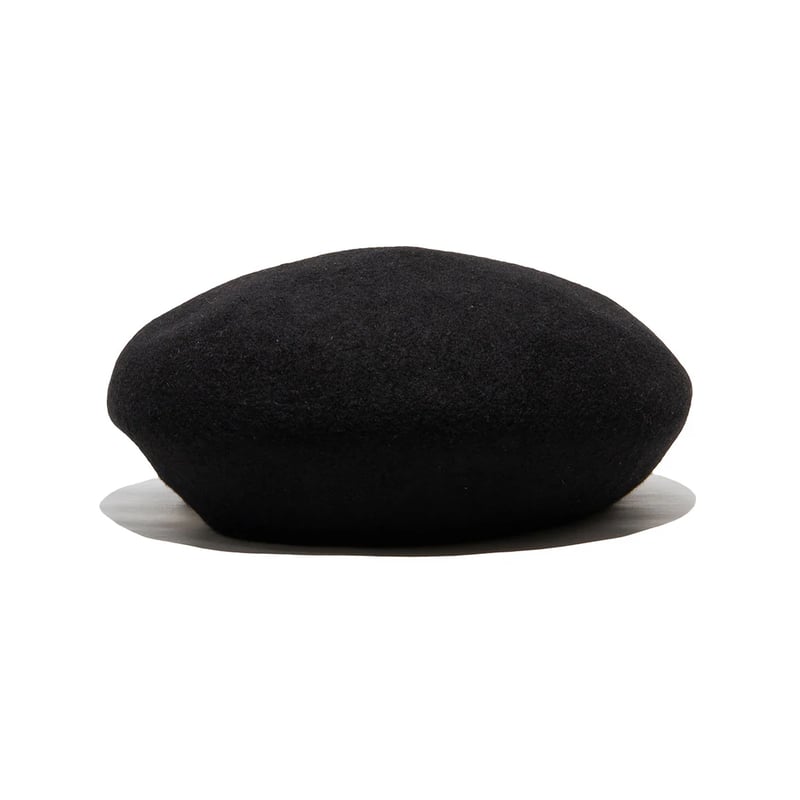 THE H.W DOG&CO.>EMBROIDERY BIG BERET - Black |