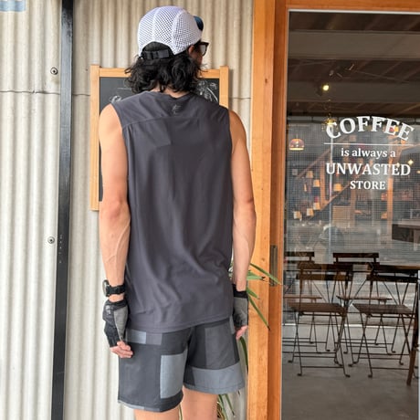 <ranor | ラナー>  PATCHWORK MIDDLE SHORTS