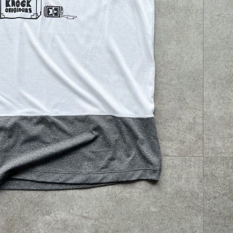 <HUNGERKNOCK ORIGINALS | ハンガーノックオリジナルス> HUNGERKNOCK Dry TANK / ホワイト/グレー