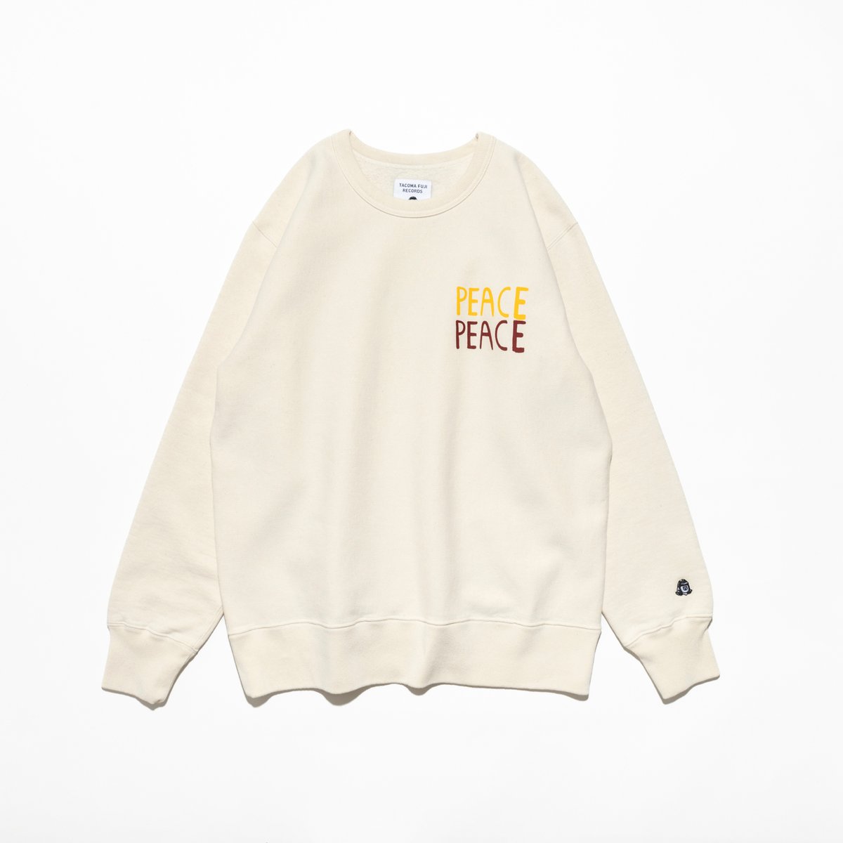 新品未使用tacomafuji スウェット　Mサイズ TACOMA FUJI RECORDS >PEACE SWEATSHIRT designe