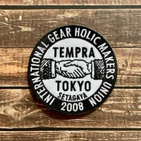<TEMPRA GARAGE> TEMPRA SHAKE HANDS LOGO ワッペン