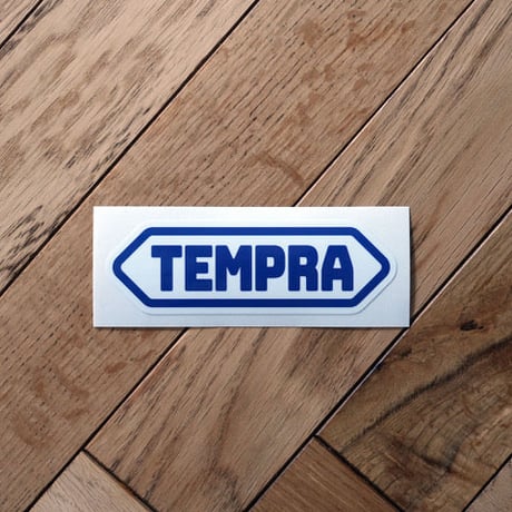 <TEMPRA GARAGE> ブルーステッカー