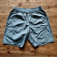 <UNWASTED> Play Ground Shorts 【Blue Grey】