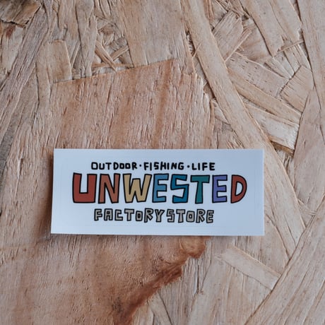 <UNWASTED> masayart×UNWASTEDステッカー