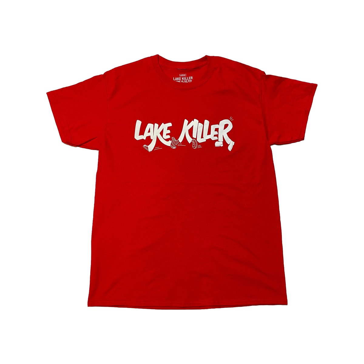 LAKE KILLER> WALKMAN S/S TEE(RED） | UNWASTED |