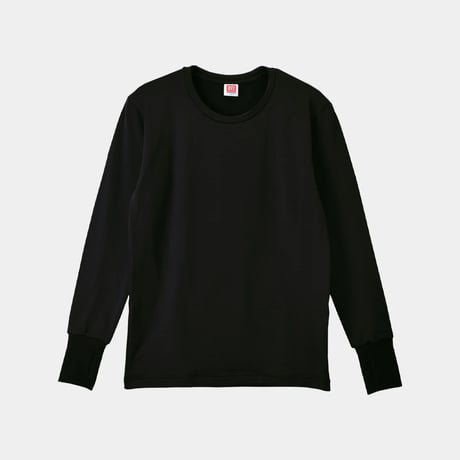 <B.V.D>瞬暖GRID-TEC+ Crew-neck Thumbhole【3colors】
