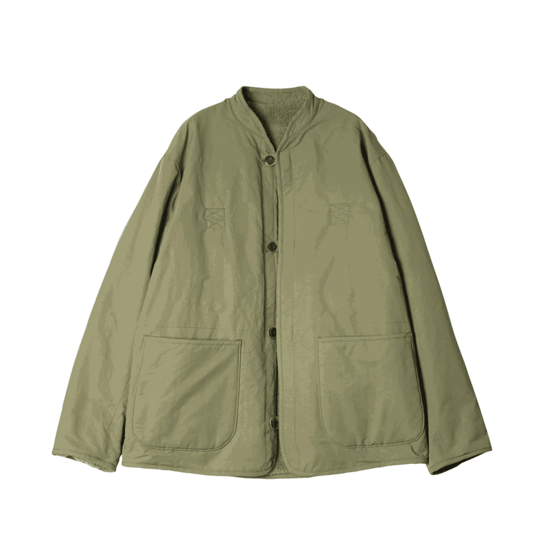 ARMY TWILL>Cotton Nylon Reversible Jacket【2col