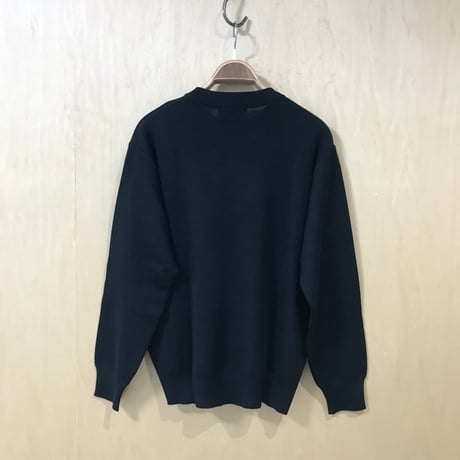 LiSS Washable crewneck knit (black)