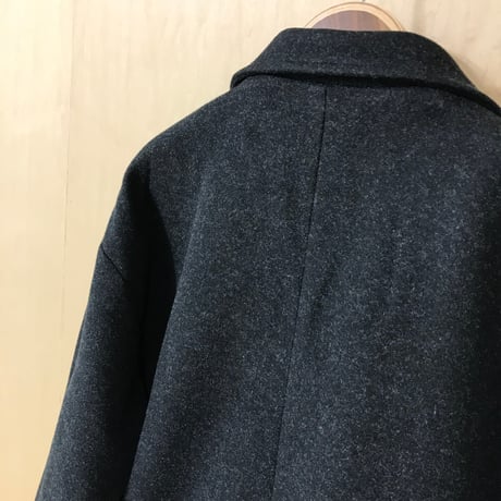 Revo. オーバーサイズ ロングダブル チェスターコート (black)