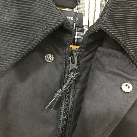 ALLOWED TO UNFOLD ウェザーピーチフィールドジャケット(black)