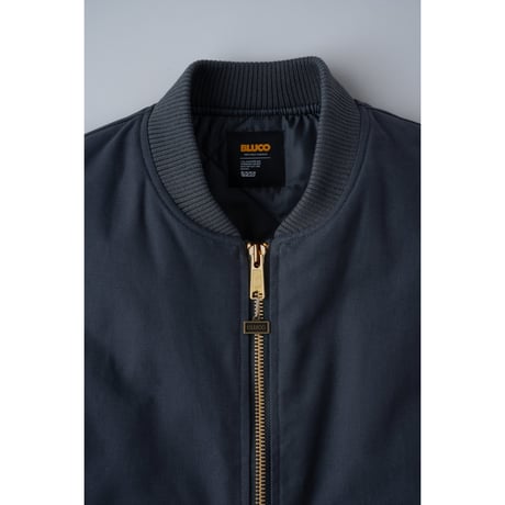 [BLUCO] RIB COLLAR DUCK VEST( Charcoal )