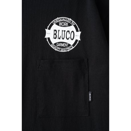 [BLUCO] POCKET TEE -OIL-( Black )