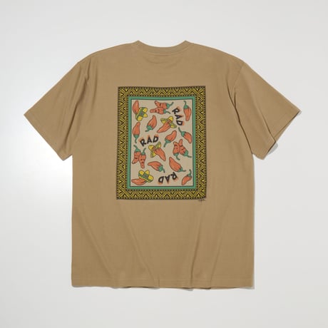 [RADIALL] TOO HOT - CREW NECK T-SHIRT S/S( S.beige )