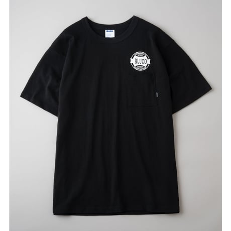 [BLUCO] POCKET TEE -OIL-( Black )