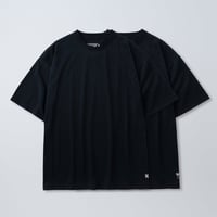 [BLUCO] 2PACファンクションTシャツ / オーバーサイズ( Black )