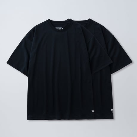 [BLUCO] 2PACファンクションTシャツ / オーバーサイズ( Black )
