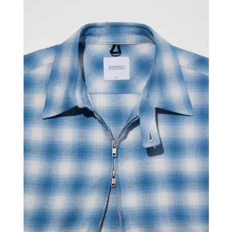 [RADIALL] EL CAMINO - ZIP UP JACKET( Blue )
