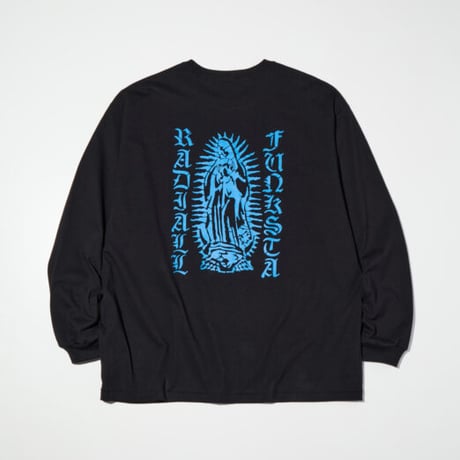 [RADIALL] ROAD CHARM - CREW NECK T-SHIRT L/S( Black )