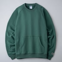 [BLUCO] HEAVY PILE SWEAT SHIRT( Green )