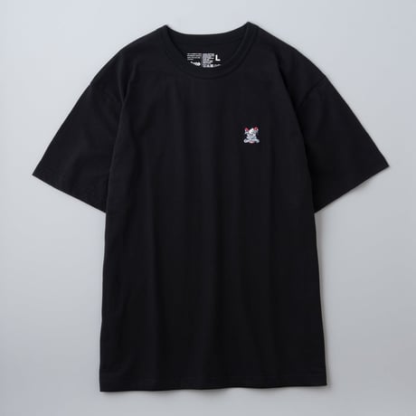 [BLUCO] ワンポイントTシャツ-EAGLE-( Black )