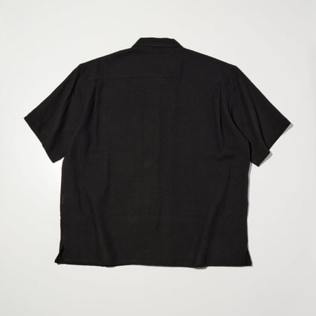 [RADIALL] FLEETLINE - REGULAR COLLARED SHIRT S/S( Black )