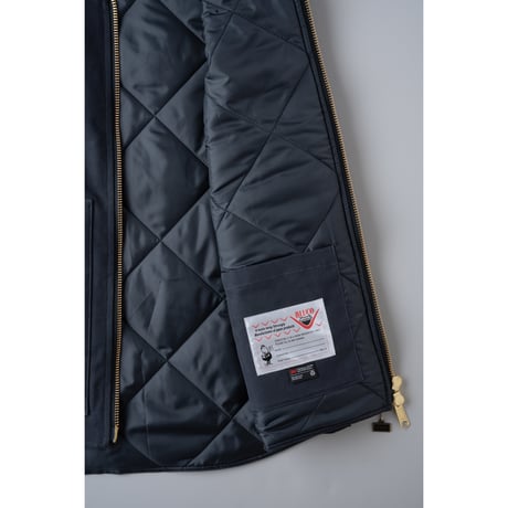 [BLUCO] RIB COLLAR DUCK VEST( Charcoal )