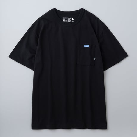 [BLUCO] ポケットTシャツ-NOVEL-( Black )