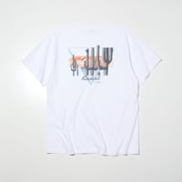 [RADIALL] TOURS - CREW NECK T-SHIRT S/S( White )