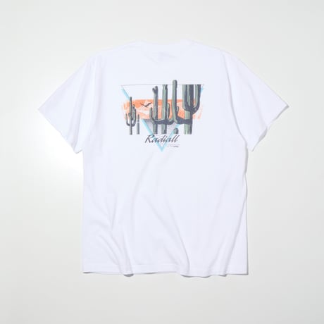 [RADIALL] TOURS - CREW NECK T-SHIRT S/S( White )