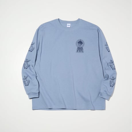 [RADIALL] COMMUNE - CREW NECK T-SHIRT L/S( S.blue )