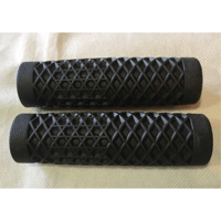 [VANS] WAFFLE MOTORCYCLE GRIP( Black / size 1" )