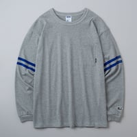 [BLUCO] ドライコットンポケットTシャツL/S-Line-( H.gray )