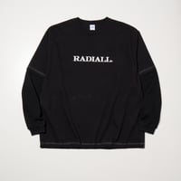 [RADIALL] BOARD WALK - FAKE LAYERED T-SHIRT L/S( Black )