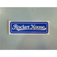 [ORIGINAL] Round angle squareタイプ ロゴステッカー( Navy / White )