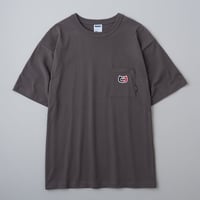 [BLUCO] ドライコットンポケットTシャツ-CHAMP-( Charcoal )