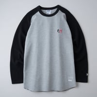 [BLUCO] RAGLAN THERMAL SHIRT -Champ-( Gray )