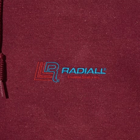 [RADIALL] LOWLANE - ZIP UP HOODIE( F.maroon )