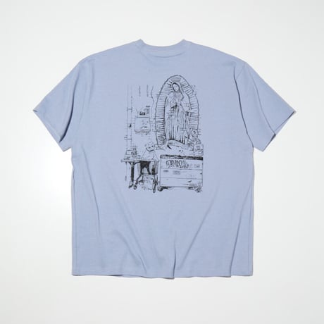 [RADIALL] CONER SHOP - CREW NECK T-SHIRT S/S( S.blue )