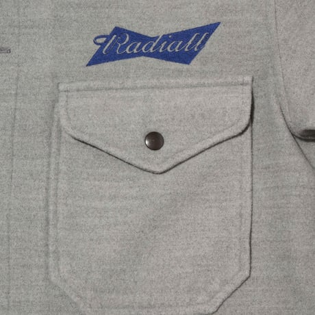 [RADIALL] BOWTIE - CPO SHIRT L/S( Gray )