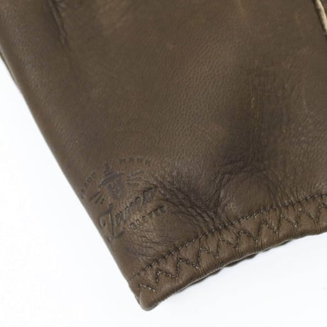[Lamp gloves] Deer Utility glove shorty( forest brown )
