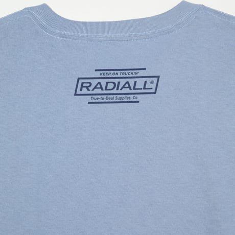 [RADIALL] COMMUNE - CREW NECK T-SHIRT L/S( S.blue )