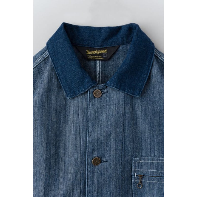 BLUCO] COVERALL( Herringbone ) | ROCKET HOUSE