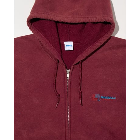 [RADIALL] LOWLANE - ZIP UP HOODIE( F.maroon )
