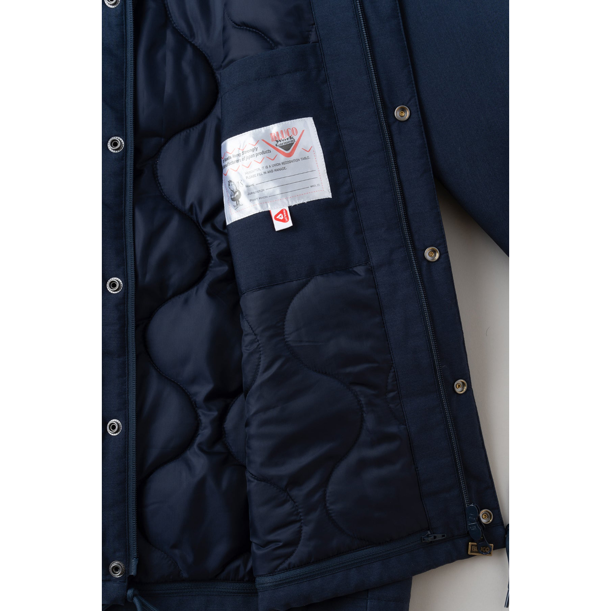 BLUCO] T/C COACH JACKET-QUILTING LINING-( Navy