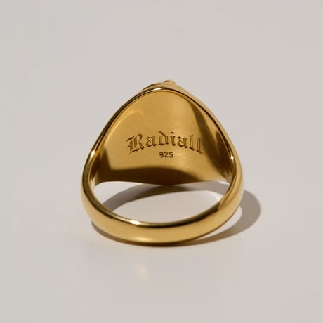 [RADIALL] CRADLE - PINKY RING( Gold plated )